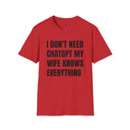 I DONT NEED CHATGPT MY WIFE KNOWS EVERYTHING