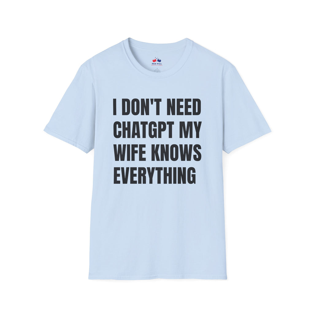I DONT NEED CHATGPT MY WIFE KNOWS EVERYTHING